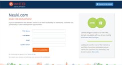 Desktop Screenshot of neuki.com